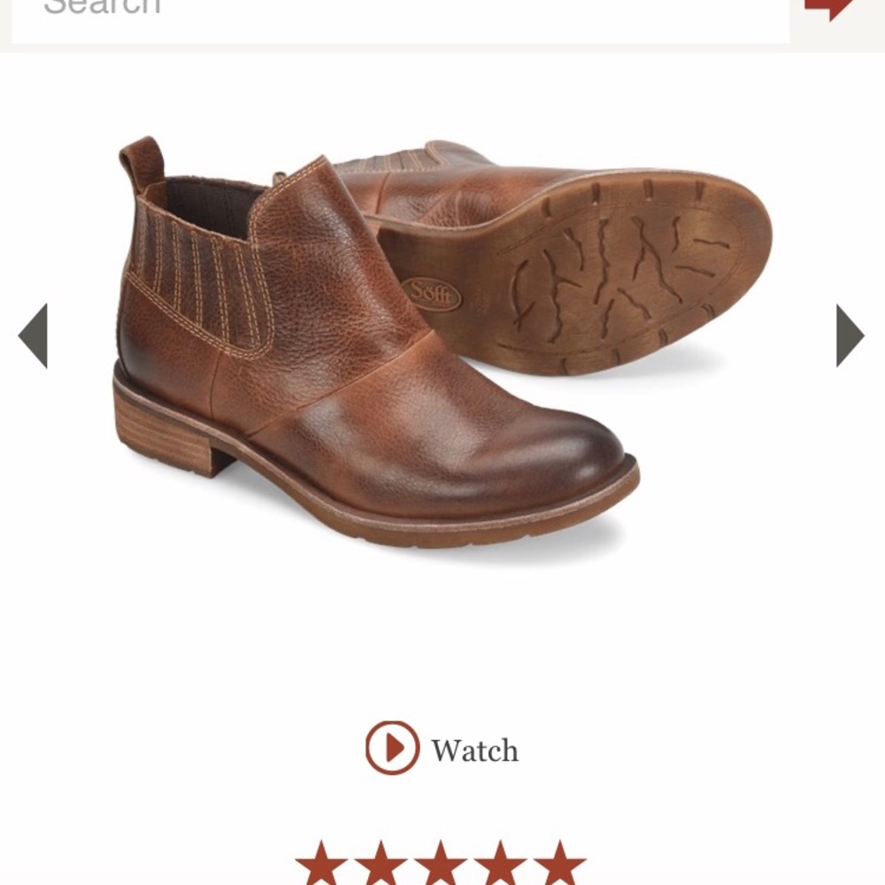 Sofft Brown Bellis Booties 6.5